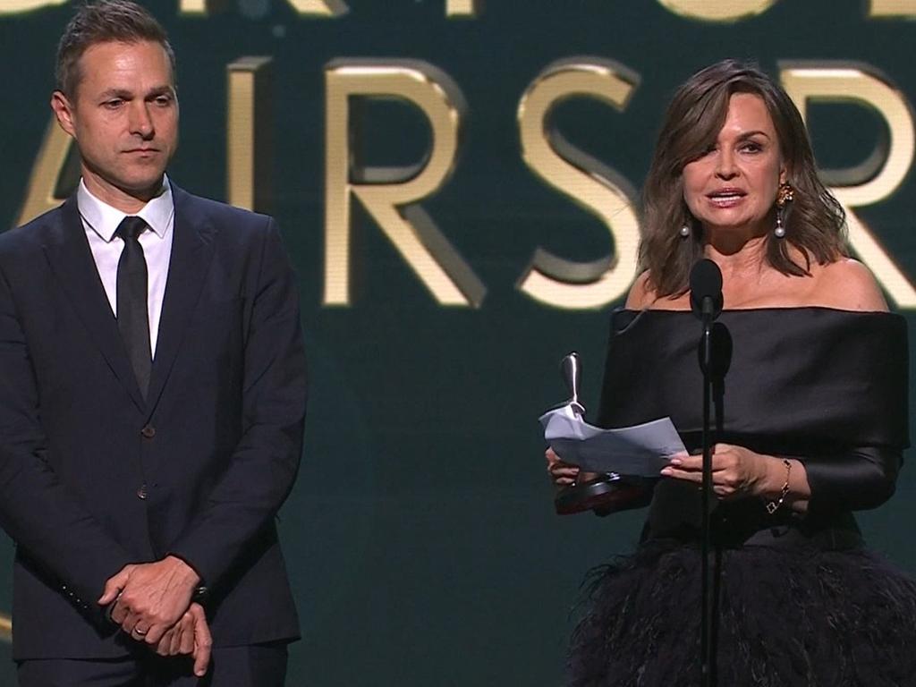 Lisa Wilkinson speaks at the 2022 Logie Awards. Picture: Channel 9