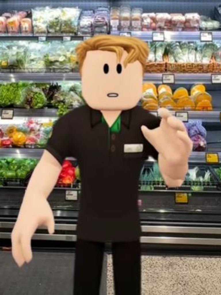 But many have been left confused after receiving emails stating they had won, commenting: ‘I’ve got no idea what Robux or Roblox is.’ Picture: TikTok/Woolworths
