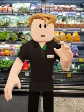 But many have been left confused after receiving emails stating they had won, commenting: ‘I’ve got no idea what Robux or Roblox is.’ Picture: TikTok/Woolworths