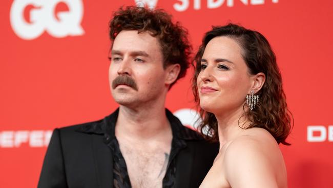 Gunn and her partner Samuel Free. (Photo by Wendell Teodoro/Getty Images)