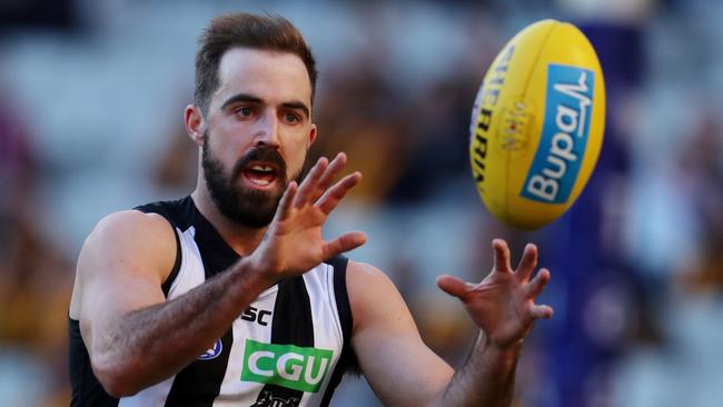 Collingwood's Steele Sidebottom. Pic: Michael Klein