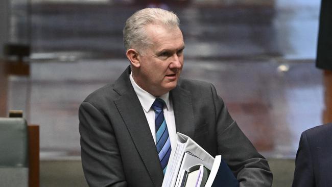 Minister for employment and workplace relations Tony Burke in the House of Representatives. Picture: Martin Ollman