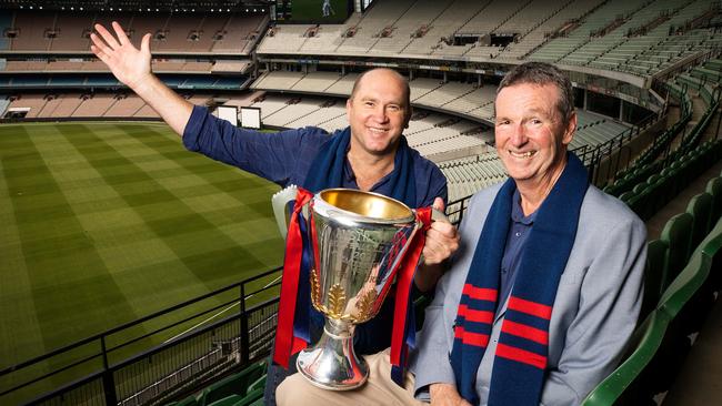 A portion of every sale of David Neitz’s Brewmanity beers go to his mate Neale Daniher’s Fight MND Foundation. Picture: Mark Stewart