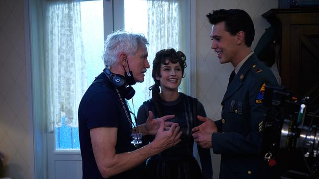 On set for Elvis.