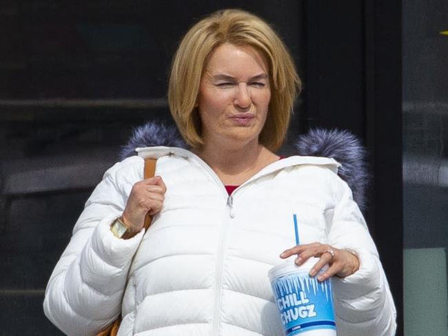 Zellweger wears controversial fat suit on set