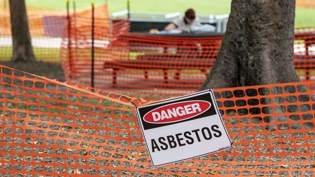 Mardi Gras Fair Day 2024 was cancelled four days out from the event after asbestos was discovered in Victoria Park. Picture: NewsWire / Simon Bullard.