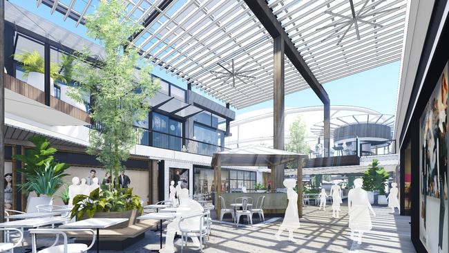 Artists impression of Warringah Mall’s revamp