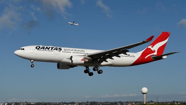 A Qantas Plane.