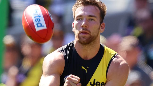 AFL Round 3.   02/04/2021.  Richmond vs Sydney Swans at the MCG, Melbourne.  Richmonds Noah Balta    . Pic: Michael Klein
