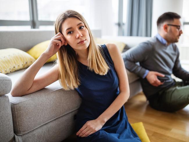 Family, problem, quarell people concept. Unhappy couple having argument at home  Picture: istock