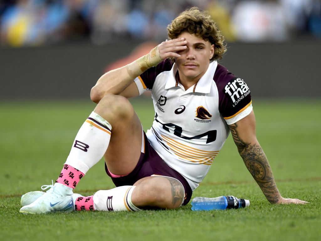 Reece Walsh had a great first half but poor second half. Picture: NRL Photos