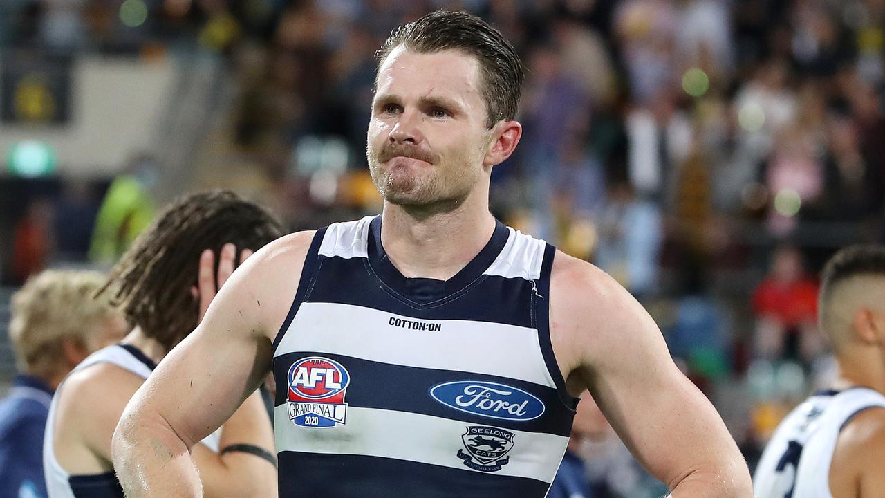 Afl Grand Final 2020 Geelong List Patrick Dangerfield Midfield Time Chris Scott Press Conference Premiership Window Trade Period Jeremy Cameron Analysis