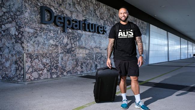 Cooktown-based Australian Boomers team lead operations manager Junior Viranatuleo has left home to fly to Cairns, Melbourne, Abu Dhabi and finally Paris, where he will join the men's national basketball team in their quest to win a medal at the 2024 Paris Olympic Games. Picture: Brendan Radke
