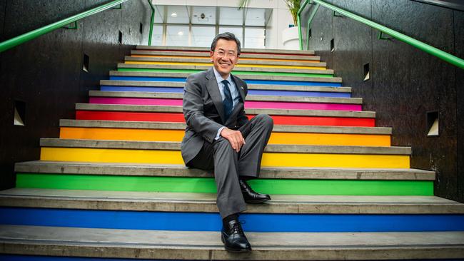 Japanese Ambassador to Australia Shingo Yamagami at Adelaide University. Picture: Tom Huntley