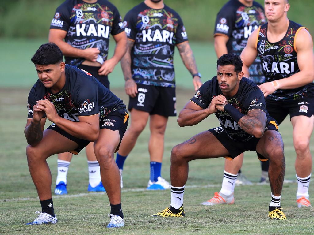 Latrell Mitchell and Josh Addo-Carr have been fixtures in the Indigenous All Stars team. Credit: Adam Head.