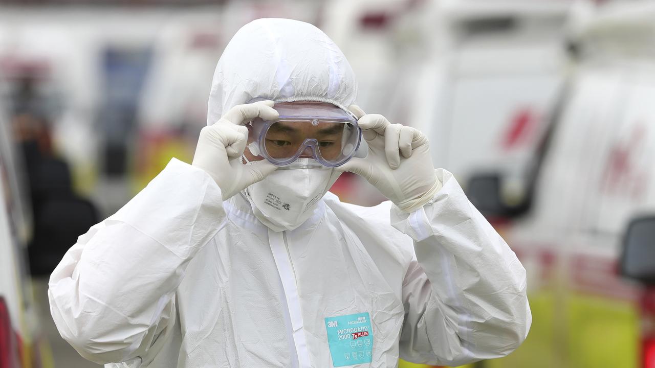 A study has found, based on more than 55,000 cases of COVID-19 in China, men and people with heart disease are at greater risk from coronavirus. Picture: Yu Young-seek/Yonhap via AP