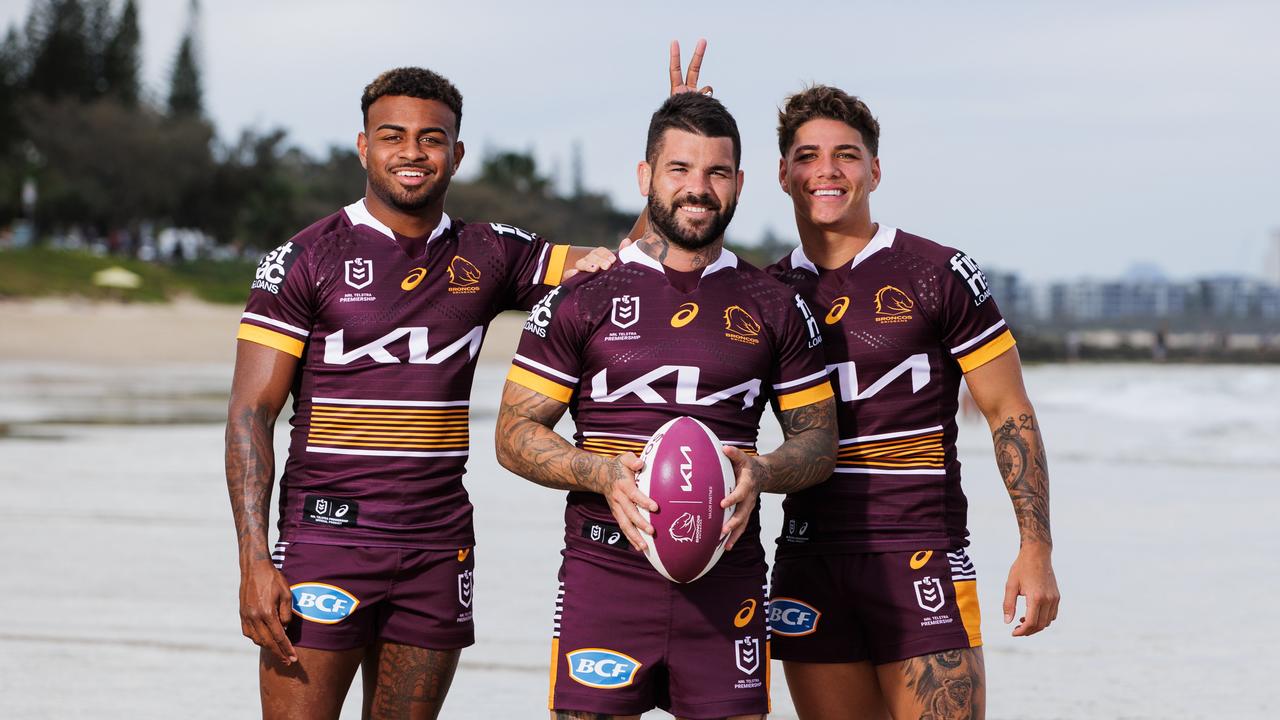 Brisbane’s Ezra Mam, Adam Reynolds and Reece Walsh are a formidable trio. Picture: Lachie Millard