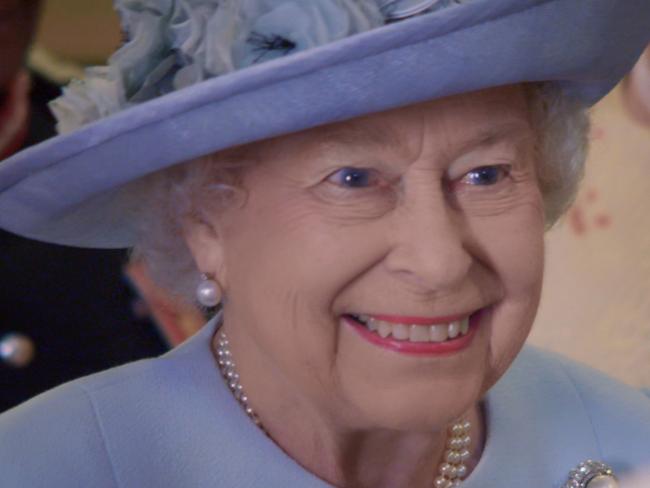 Picture Shows: Her Majesty, Queen Elizabeth II, meets the ladies of the Womenâ€™s Institute. The Queen at Ninety documentary