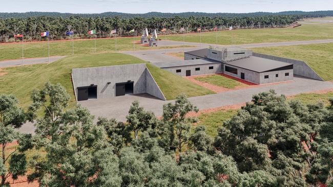 The proposed administration area at Arnhem Space Centre.