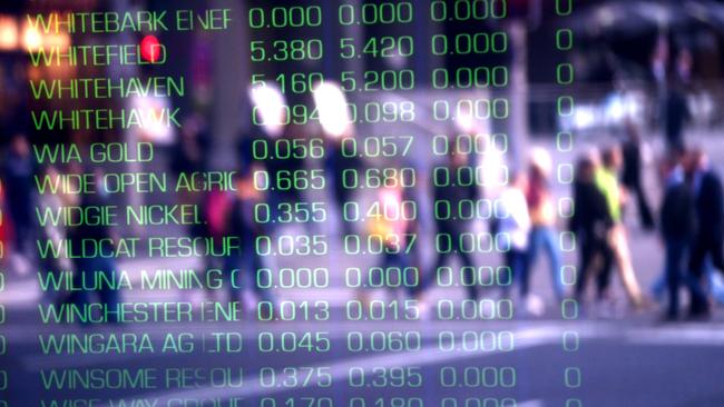 Seven of the 11 sectors closed in green. Picture: NewsWire / Jeremy Piper