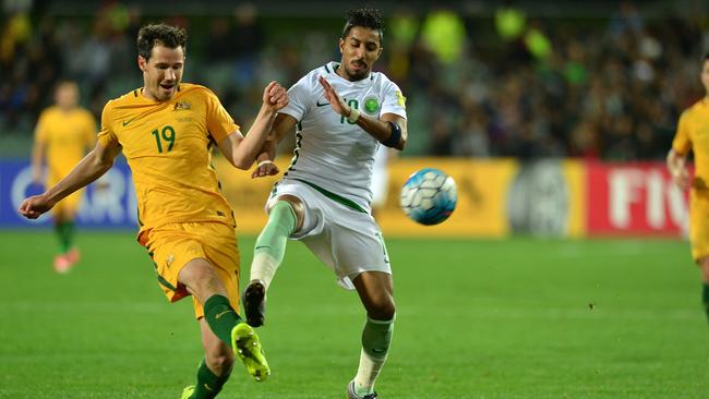 SA Socceroos Ryan McGowan played a full game in Dundee’s Scottish Premier League loss to St Mirren. Picture: Mark Brake