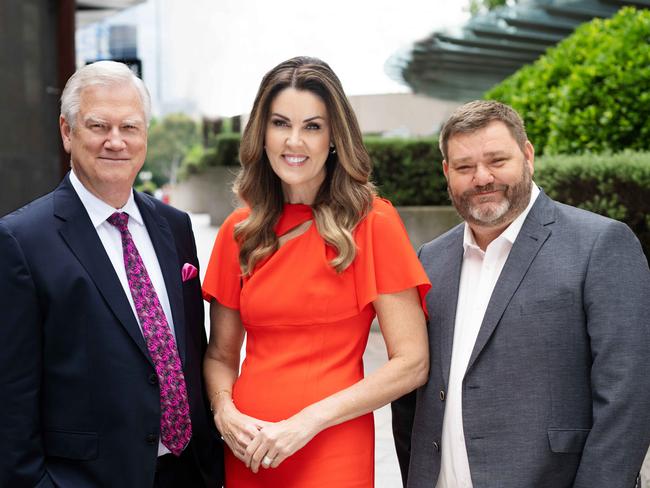 EMBARGO 9pm AEDT Sunday, December 3,  2023 - (L-R) Sky News presenters Andrew Bolt, Peta Credlin & Paul Murray