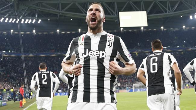 Juventus' Gonzalo Higuain.