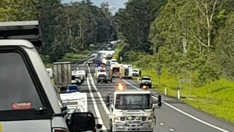 Grave fears are held for two men after a crash which also left a boy hurt near Tiaro. PHOTO: Belinda Kolasa.