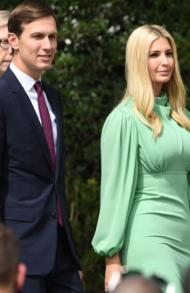 Ivanka Trump and Jared Kushner. Picture: Saul Loeb/AFP