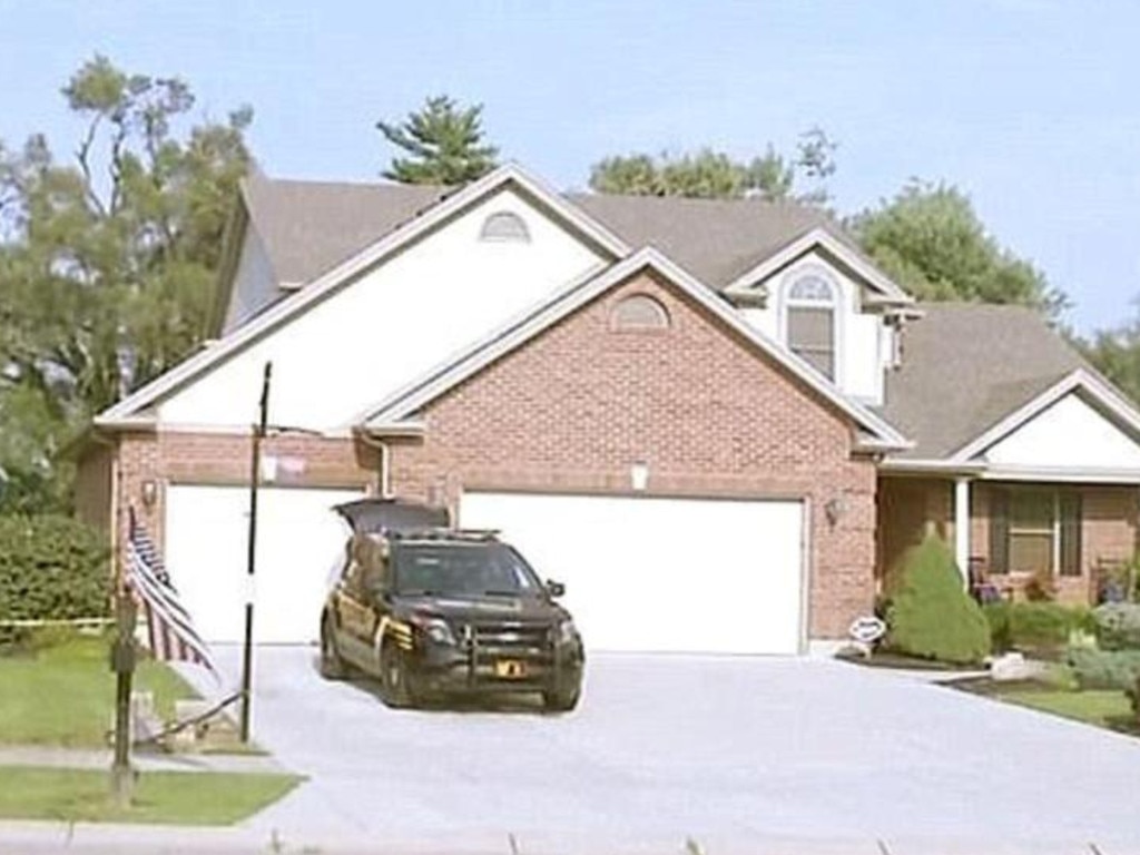 The baby's burned body was found in the back garden of Ms Richardson’s Ohio home. Picture: ABC