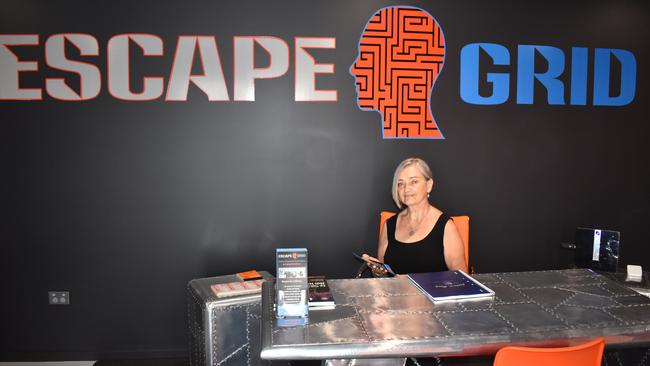 Beth Scott has brought an out of this world experience to Bundaberg – the Escape Grid. Picture: Rhylea Millar