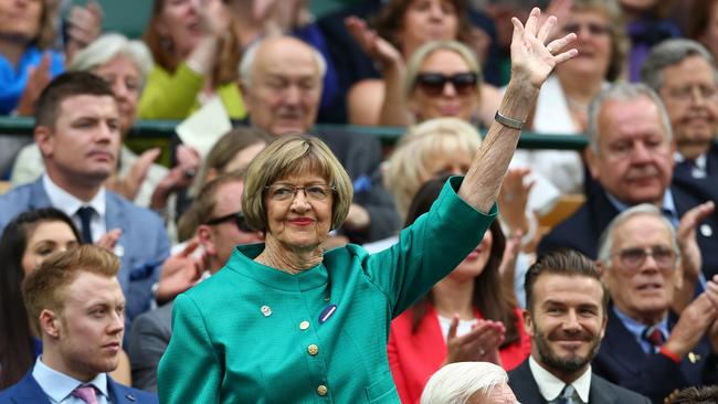 Margaret Court at the Wimbledon Lawn Tennis Championships in 2016. Picture: Getty Images