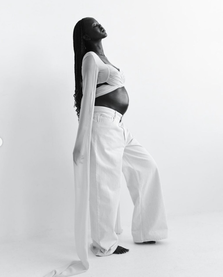 Supermodel, Adut Akech announces she is pregnant with her first child