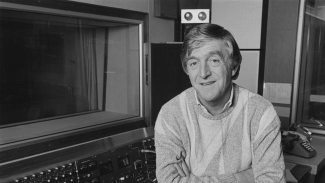 Michael Parkinson in 1985 after being announced as the new presenter of 'Desert Island Discs’.