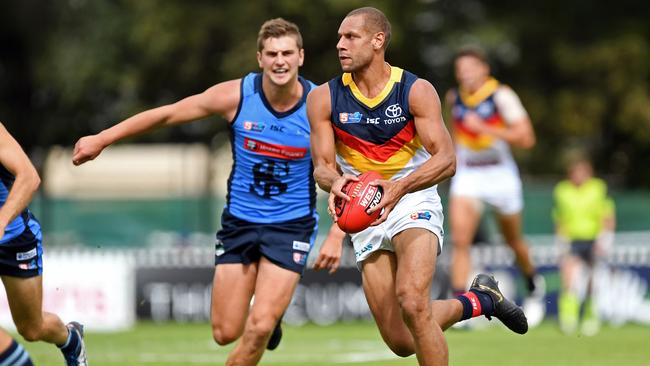  Adelaide's Cam Ellis-Yolmen in action.  Picture: Tom Huntley