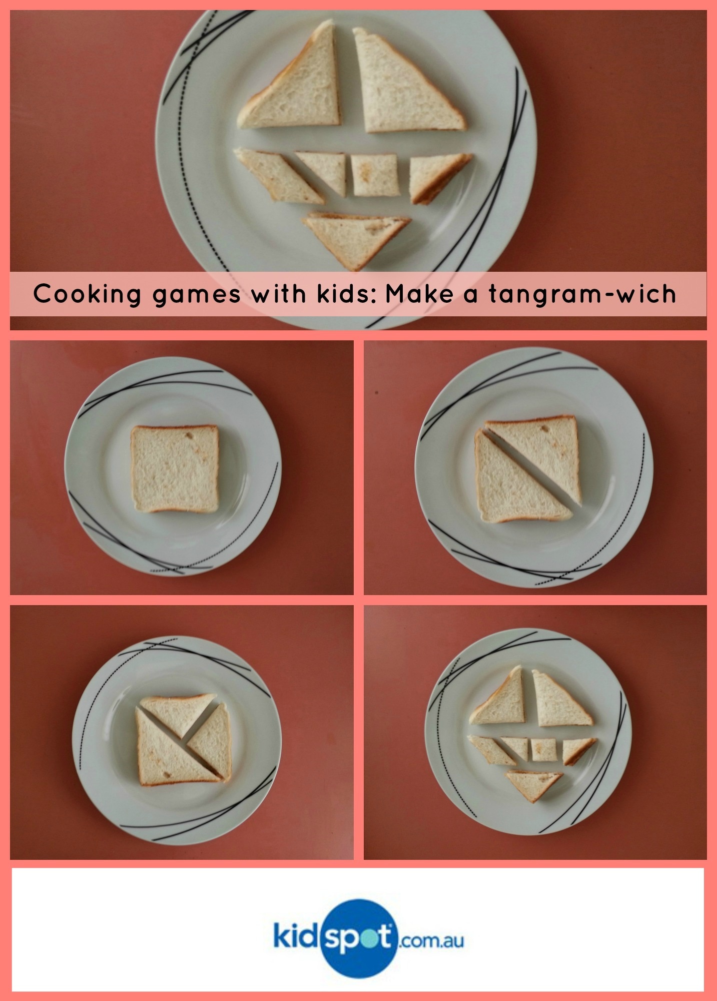 Play With Your Food! Tangram Puzzle Sandwiches…