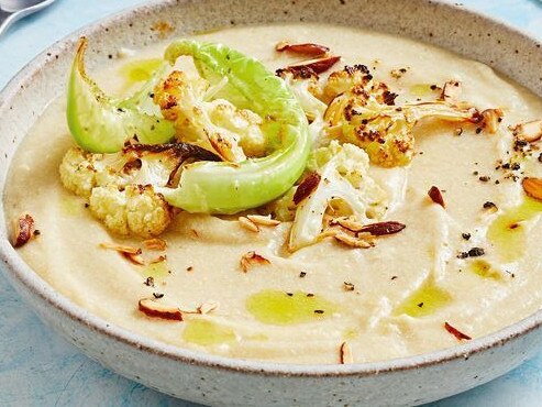 Creamy cauliflower and miso soup.