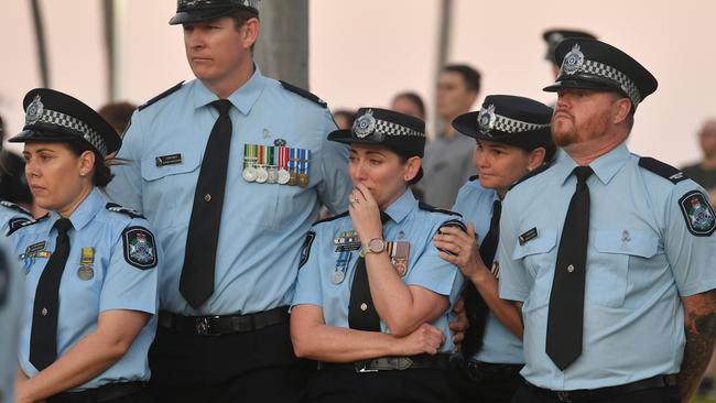 National Police Remembrance Candlelight Vigil 2023 at the Rockpool, Townsville. Senior Sergeant Rebecca Tucker. Picture: Evan Morgan