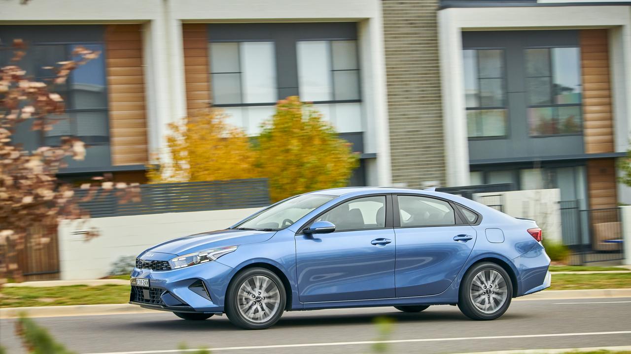 Kia’s Cerato sedan, featured in Sport+ specification.