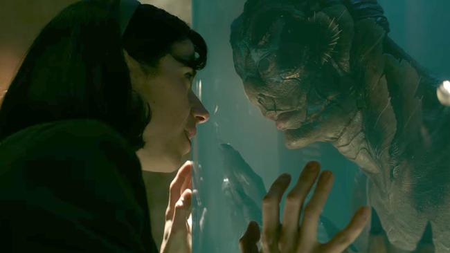 Sally Hawkins, left, and Octavia Spencer in a scene from the film The Shape of Water.