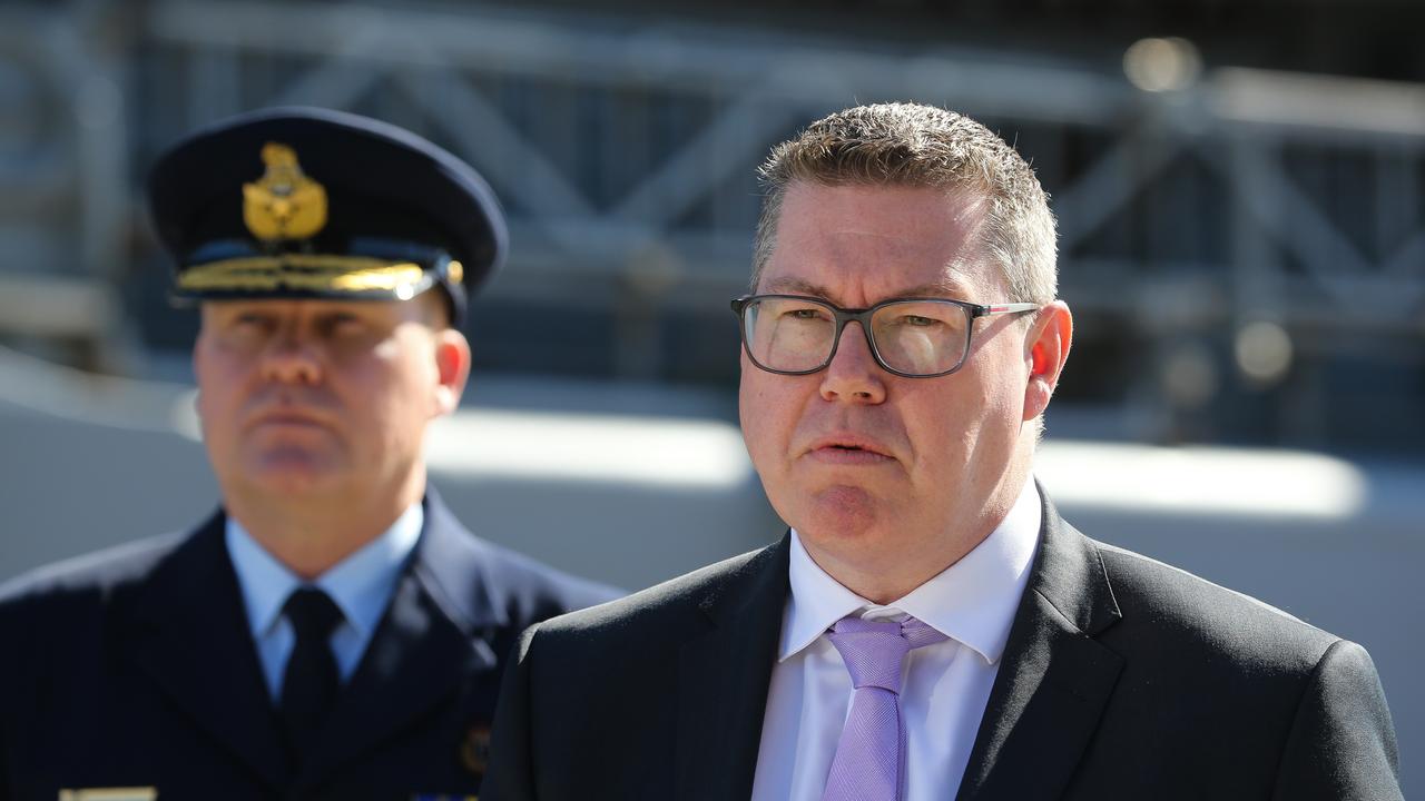 Mr Conroy said AUKUS detractors should stop talking about the cost. Picture: NCA Newswire/ Gaye Gerard