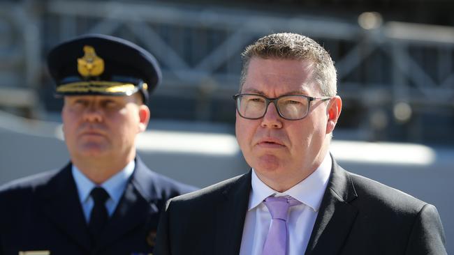 Mr Conroy said AUKUS detractors should stop talking about the cost. Picture: NCA Newswire/ Gaye Gerard