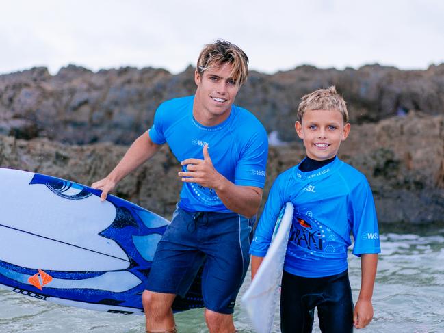 GOLD COAST, QUEENSLAND, AUSTRALIA - APRIL 26: Surfers in the Juraki Teams Challenge at the Bonsoy Gold Coast Pro on April 26, 2024 at Gold Coast, Queensland, Australia. (Photo by Andrew Shield/World Surf League)