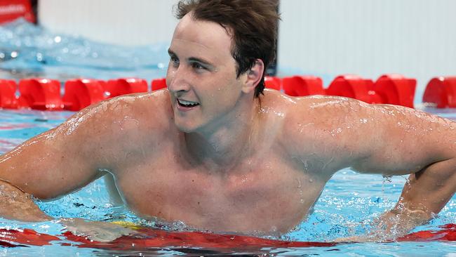 NCA. PARIS FRANCE 2024 OLYMPIC GAMES. August 2- Day 7Cameron McEvoy wins the Final of the Mens 50m Freestyle at the Paris La Defense Arena  Picture: Adam Head