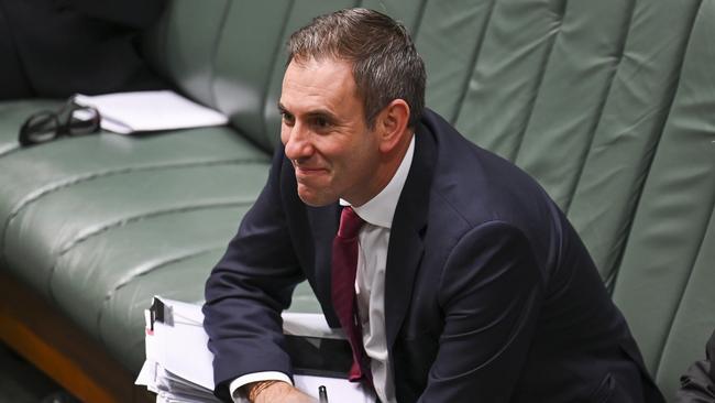 Treasurer Jim Chalmers in question time at Parliament House in March. Picture: Getty Images