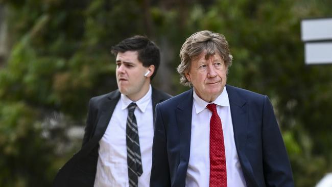 Lawyer Greg Griffin, who is representing Gaza, arrives at the appeal hearing. Picture: Mark Brake