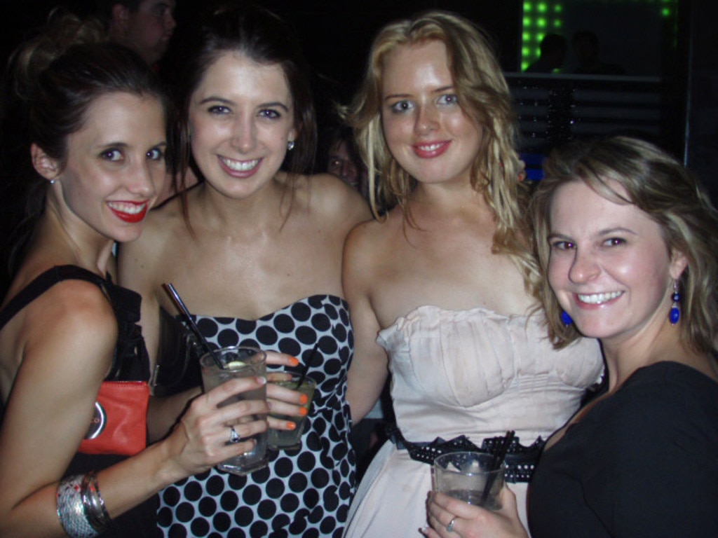 Kaitlyn McCallum, Phoebe Thompson, Monica Stace, Kate Delaney. Cube nitelife, photo contributed.