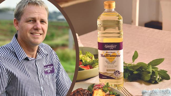 A new ‘healthy and sustainable’ safflower oil has been launched, into 900 Woolworths supermarkets nationwide expecting a $1.2 million first year return.