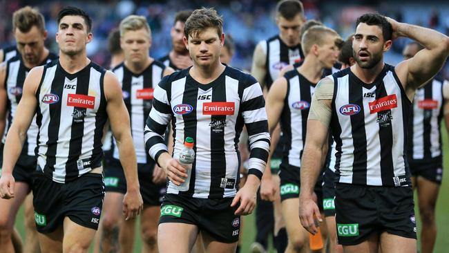 Collingwood is 5-10 after 16 rounds. Picture: Mark Stewart