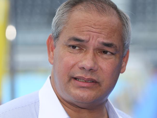 Mayor Tom Tate at the venue for the 2018 Hancock Prospecting Australian Swimming Trials, at the Optus Aquatic Centre on the Gold Coast. Picture Glenn Hampson